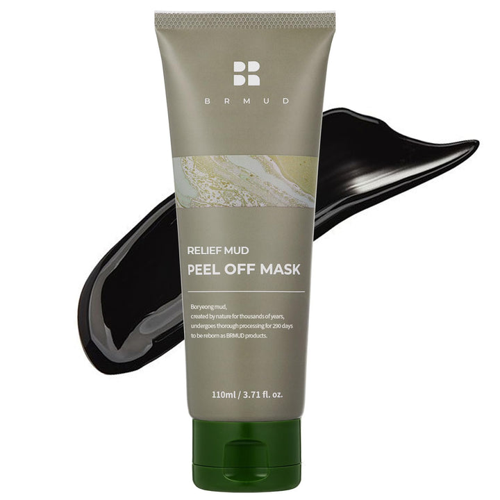 BRMUD Relief Mud Peel Off Mask Korean Skincare for All Skin Types