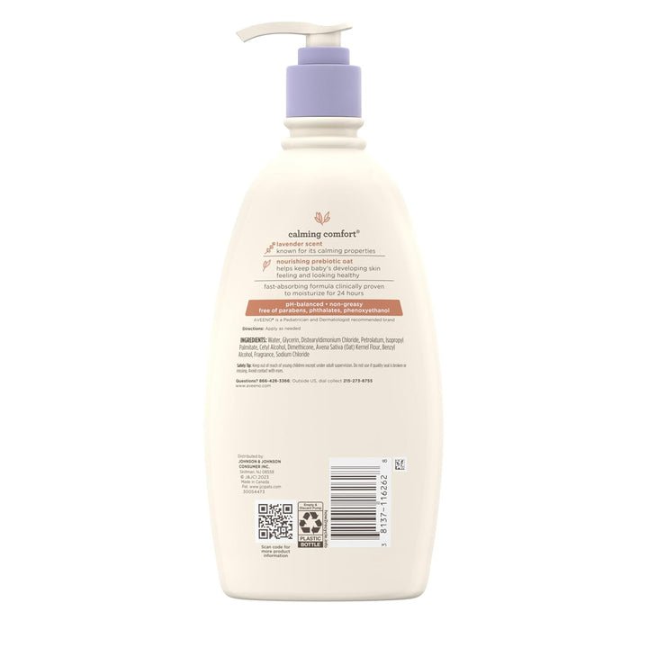 Aveeno - Baby Calming Comfort - Ontspannende Lavendel &amp; Vanille - 532ml