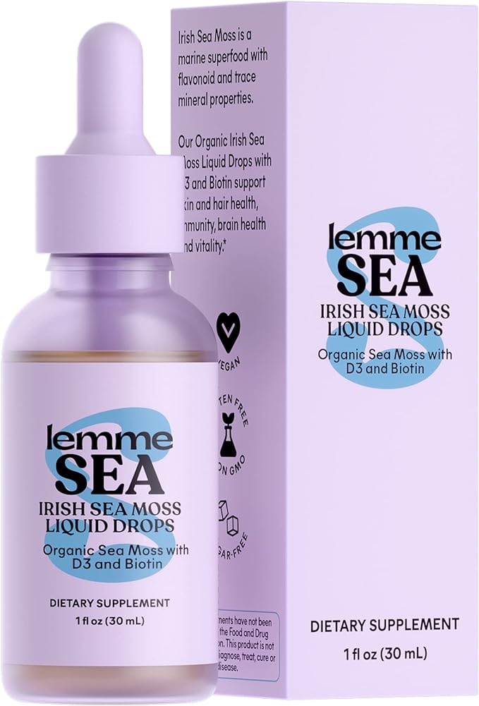 Lemme Irish Sea Moss Organic Liquid Drops