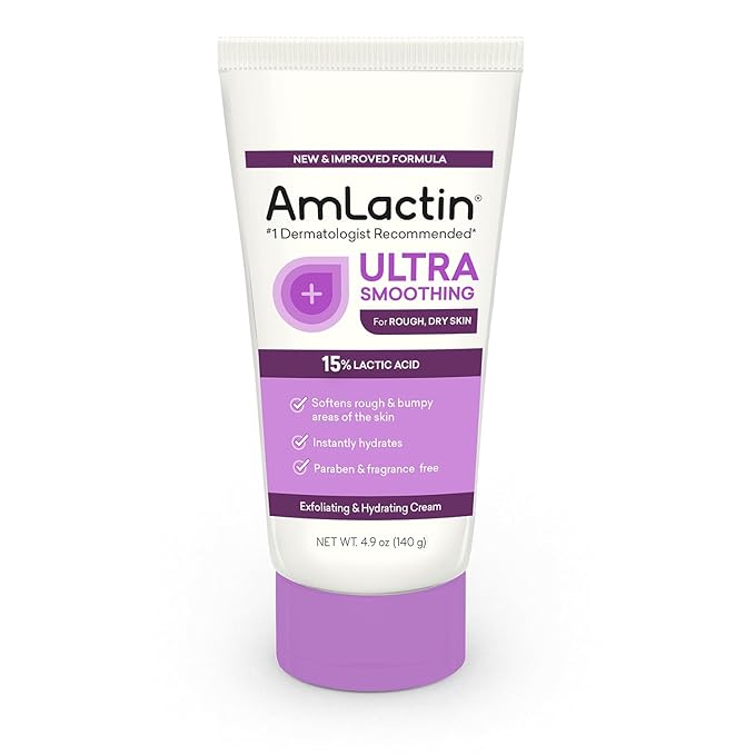 AmLactin - Ultra Smoothing Cream with 15% Lactic Acid AHA - 140g