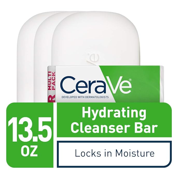 CeraVe Hydrating Cleanser Bar  Soap - 3 STUKS