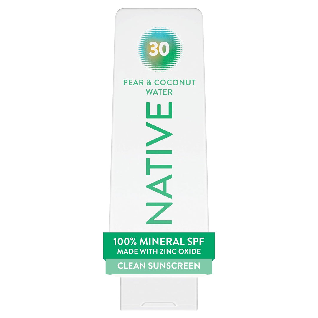 Native Mineral Sunscreen Lotion SPF 30 with Zinc Oxide