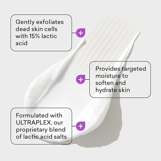 AmLactin - Ultra Smoothing Cream with 15% Lactic Acid AHA - 140g