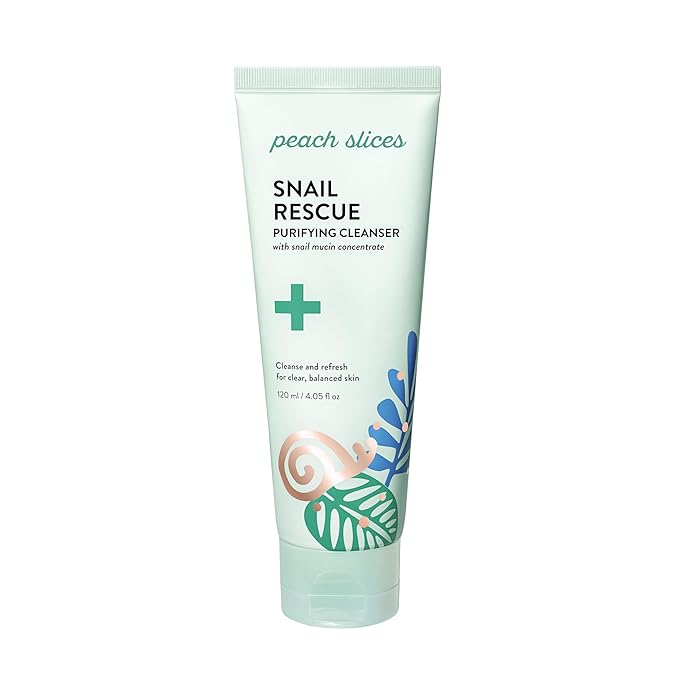 Peach Slices - Snail Rescue Purifying Cleanser - 120ml