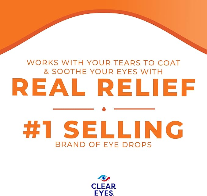 Gouttes pour les yeux Clear Eyes Natural Tears - 15 ml