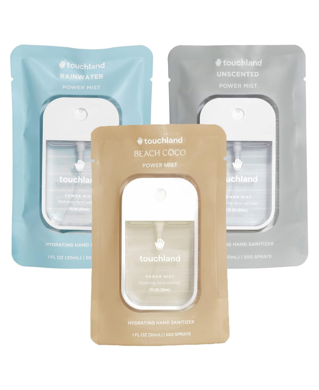 Touchland Hydrating Hand Sanitizer Spray set