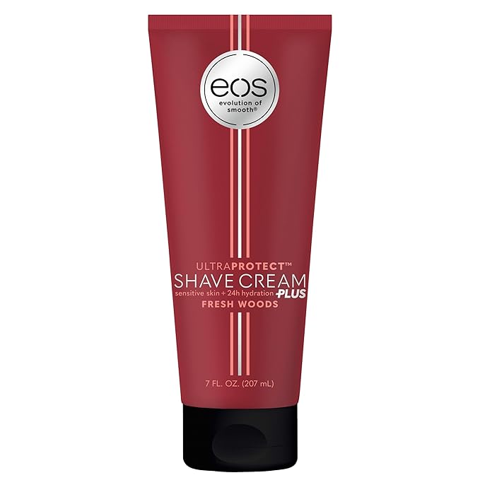 eos UltraProtect Men’s Shave Cream- 24-Hour Hydration - Fresh Woods