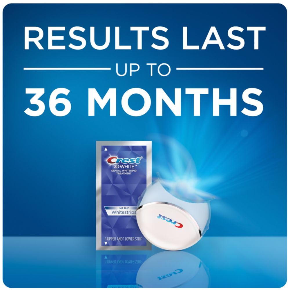 Crest 3D Whitestrips + LED Light Teeth Whitening Kit