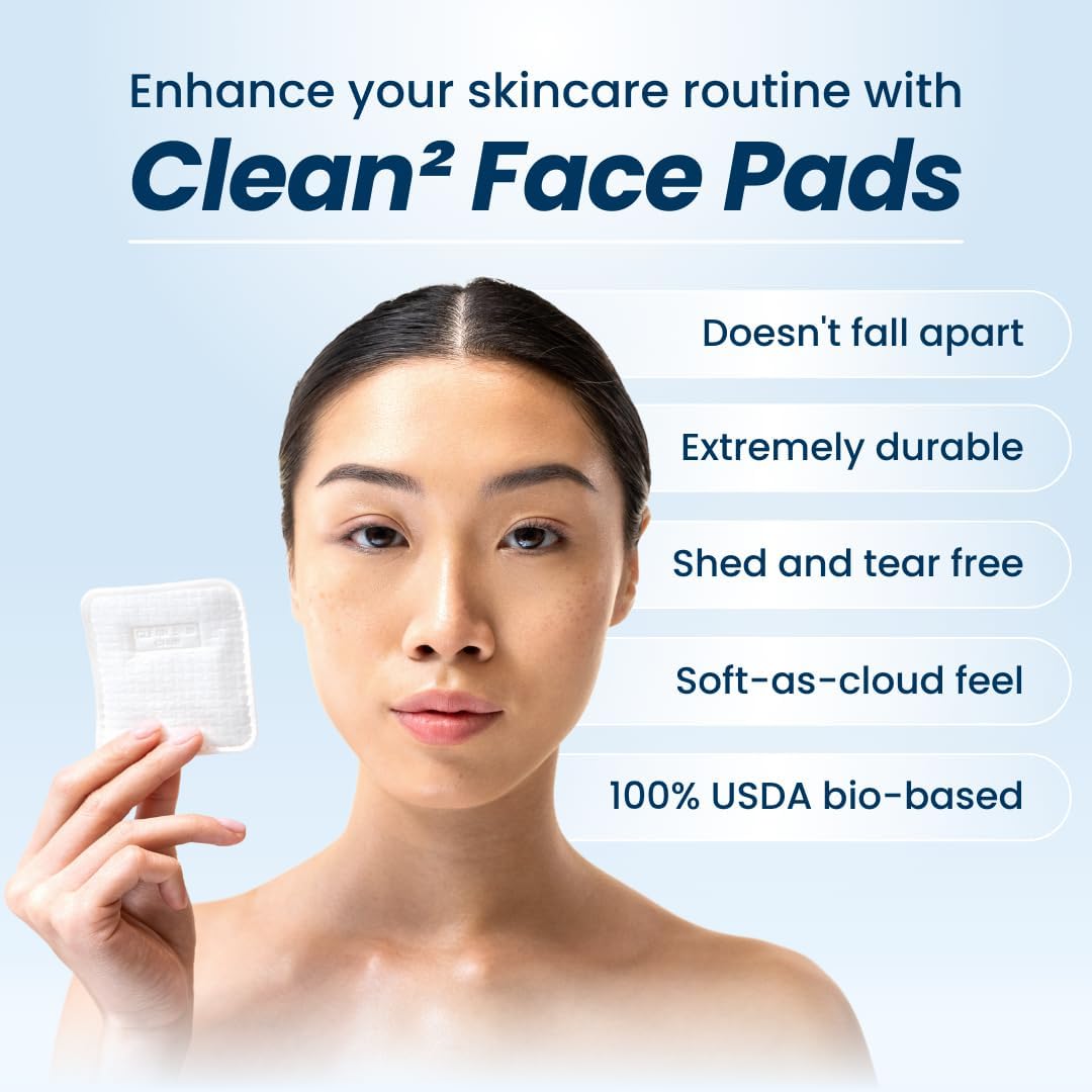 Clean Skin Club Clean² Pads 2.0 Organic Triple-Layer Face Pads