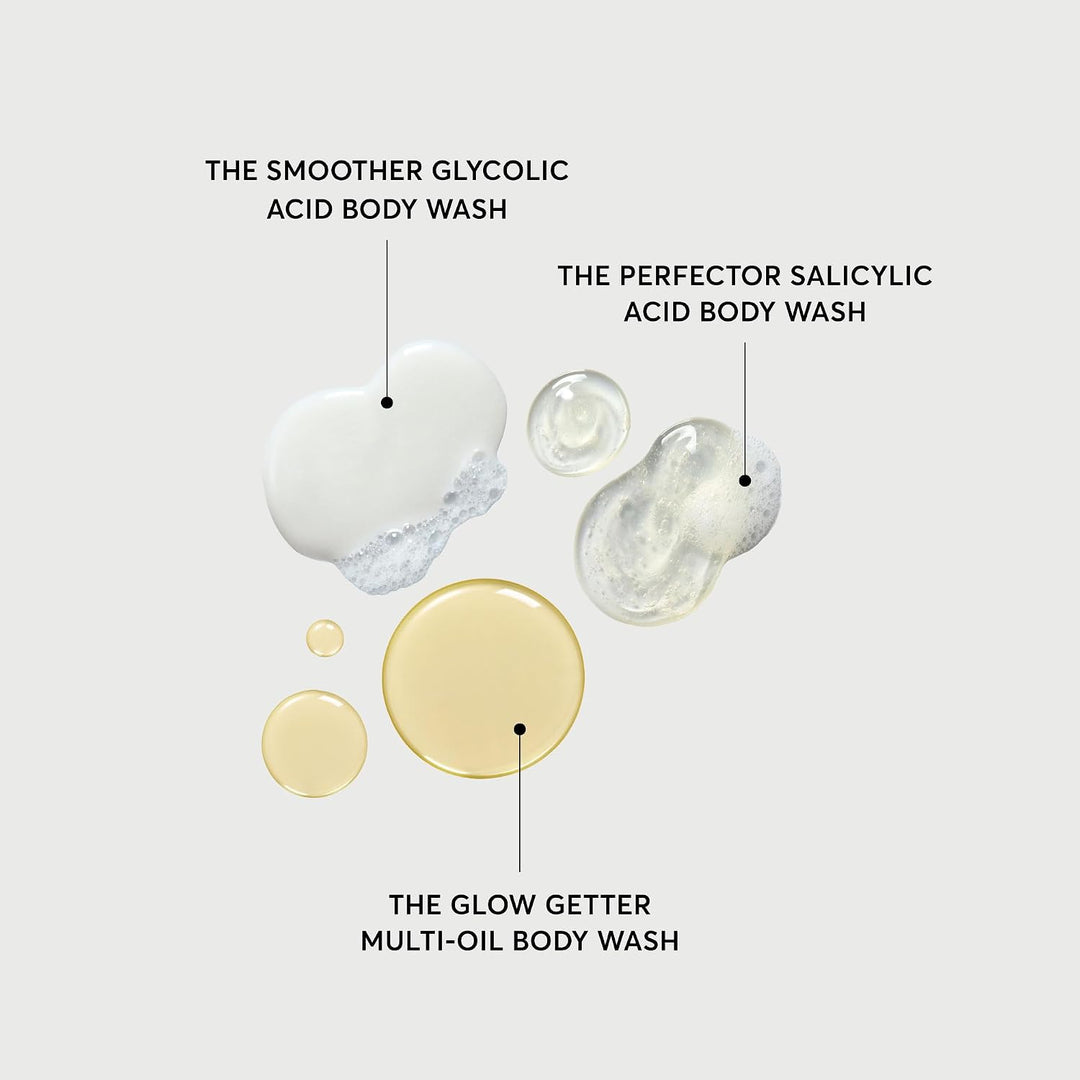 Naturium Body Wash Trio 3-Piece Exfoliating & Hydrating Travel Size Set