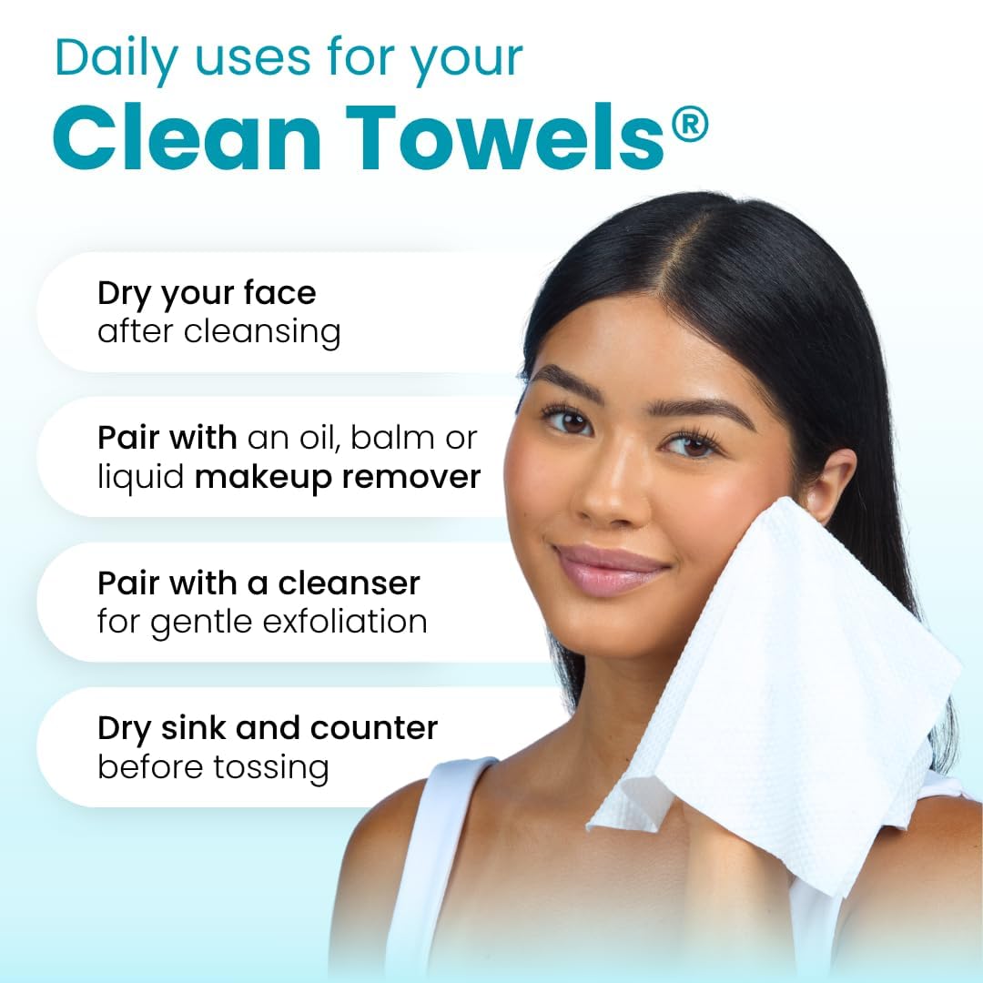 Clean Skin Club Blemish Control Clean Towels XL 50 Count