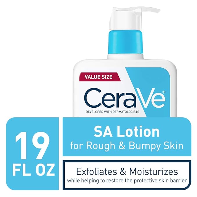 CeraVe - SA Lotion, Salicylic Acid Body Lotion for Rough & Bumpy Skin - 562ml