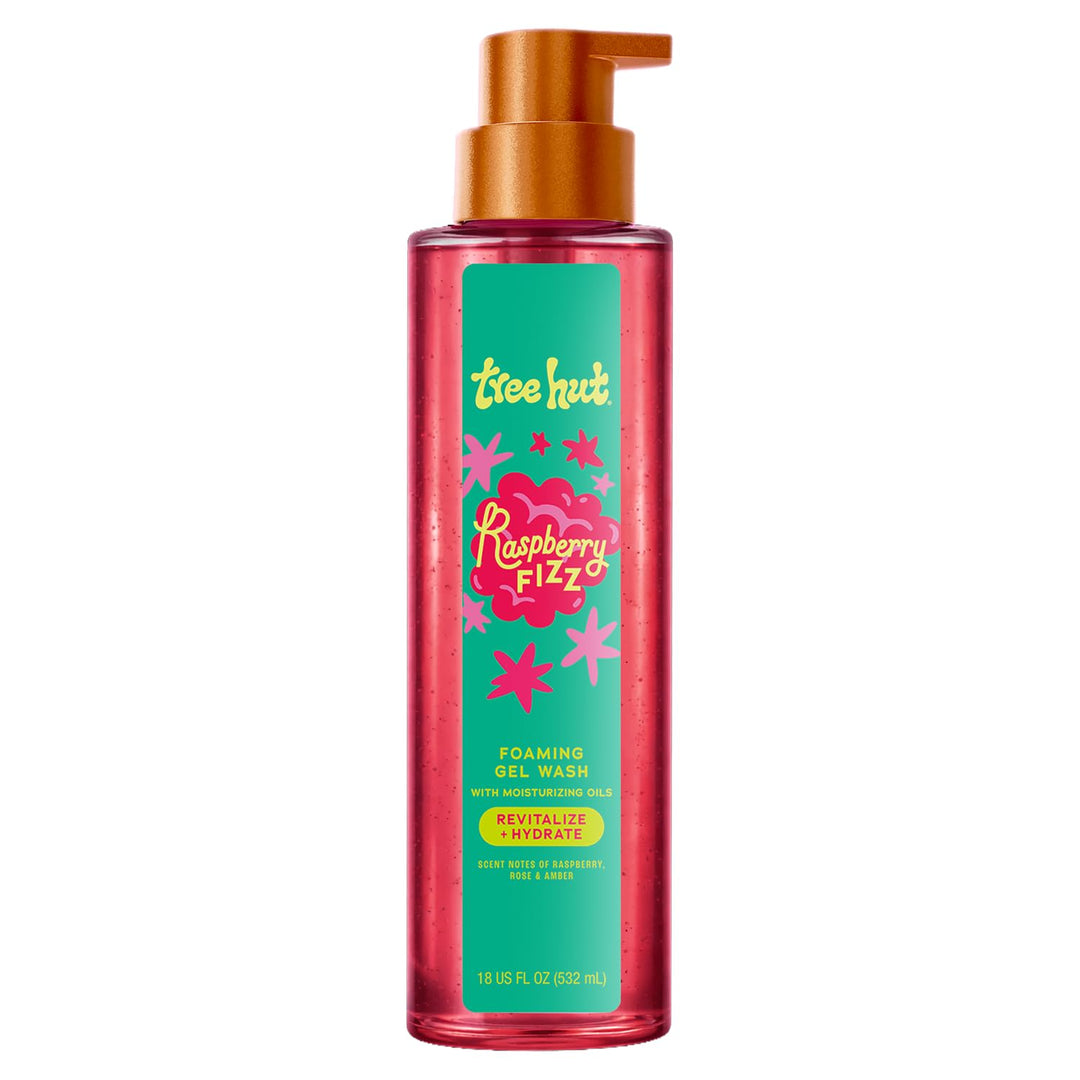 Tree Hut Raspberry Fizz Foaming Gel Body Wash