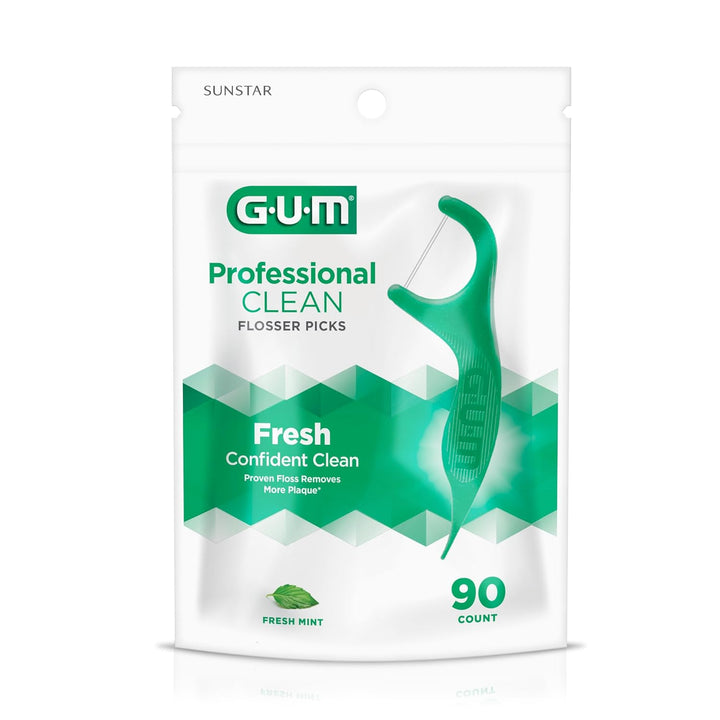 Gum Comfort Slide Flosser - Flosdraad - Flossprikkers - Fresh Mint - 90 stuks