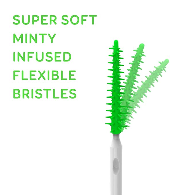 Grin Softstx - Gentle Dental Picks  Soft Flexible Bristles