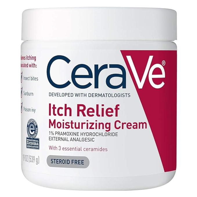 CeraVe vochtinbrengende crème voor verlichting van jeuk - 539 g