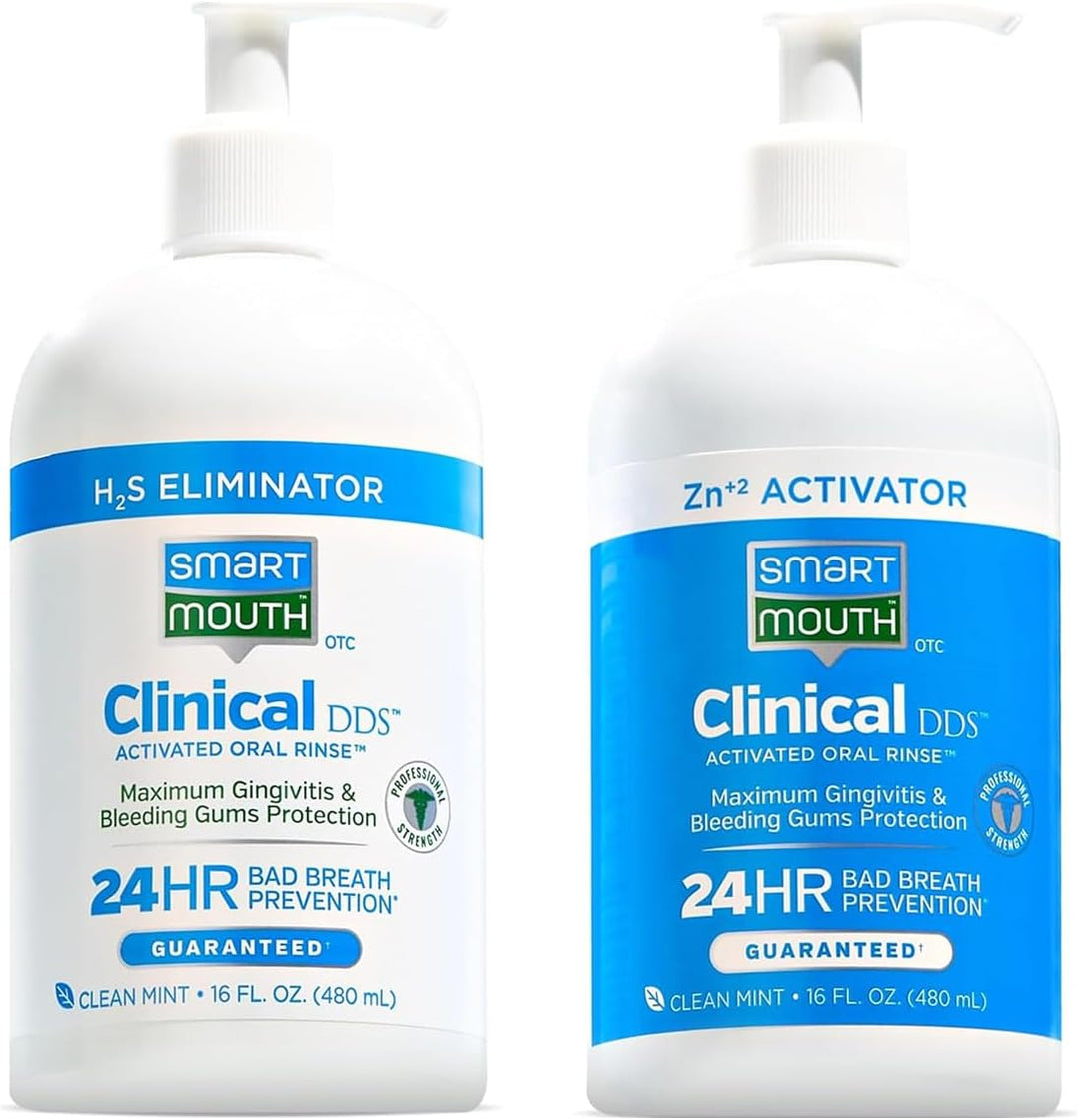 SmartMouth Clinical Activated Mouthwash set