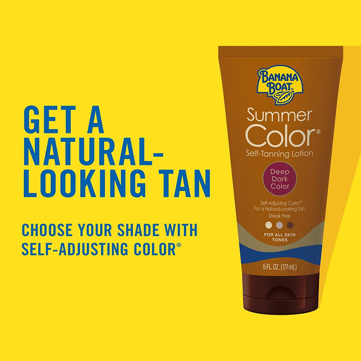 Banana Boat - Summer Color Zelfbruinende Diepe/Donkere Lotion -177ml