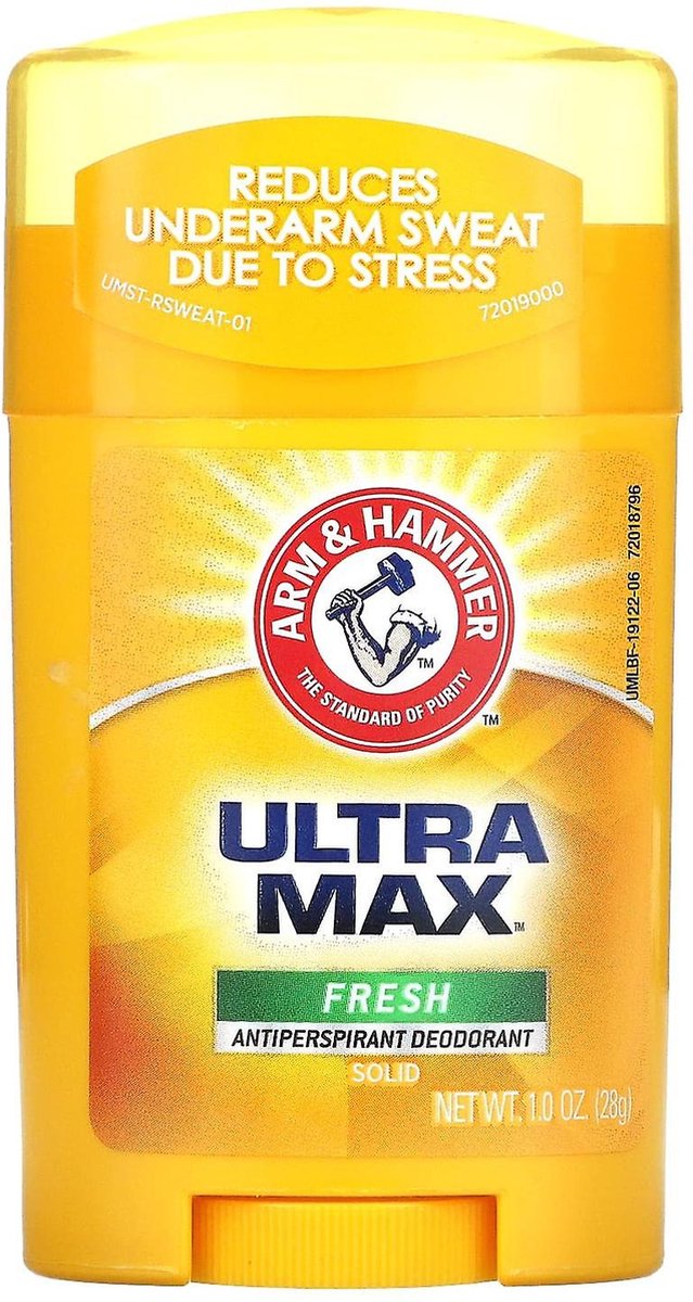 Arm & Hammer, UltraMax, anti-transpirant vaste deodorant 28g
