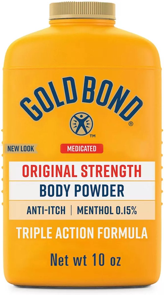 Gold Bond - Lichaamspoeder - Anti-jeuk - Absorbeert en koelt - 283 g