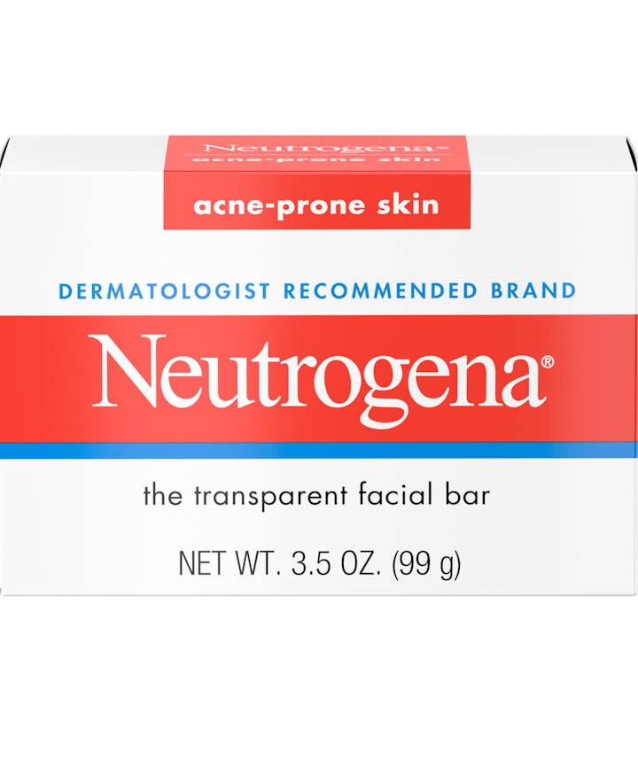 Neutrogena - Glycerin Soap Bar for Acne-prone Skin - Dye-free, Non-comedogenic - 99g