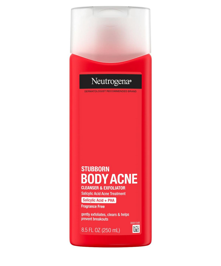 Neutrogena - Stubborn Body Acne Cleanser & Exfoliator met Salicylzuur - 250ml