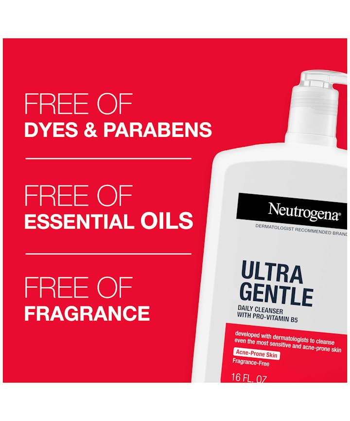 Neutrogena -  Ultra Gentle Daily Facial Cleanser - 473ml