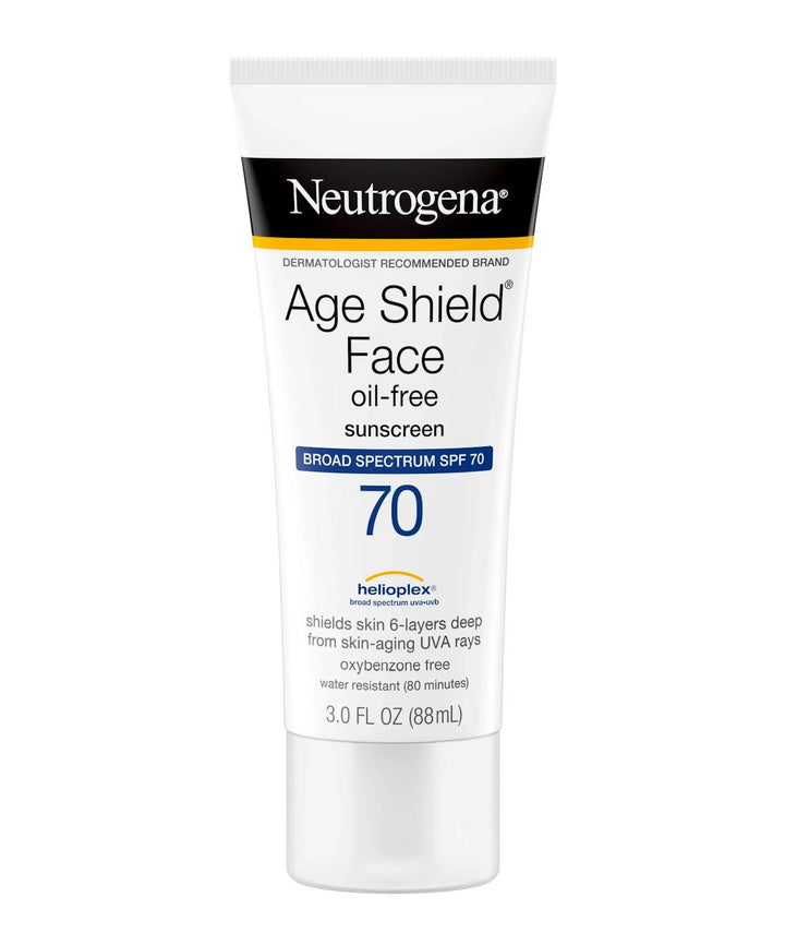 Neutrogena Age Shield Face Oil-Free Sunscreen Lotion - SPF 70