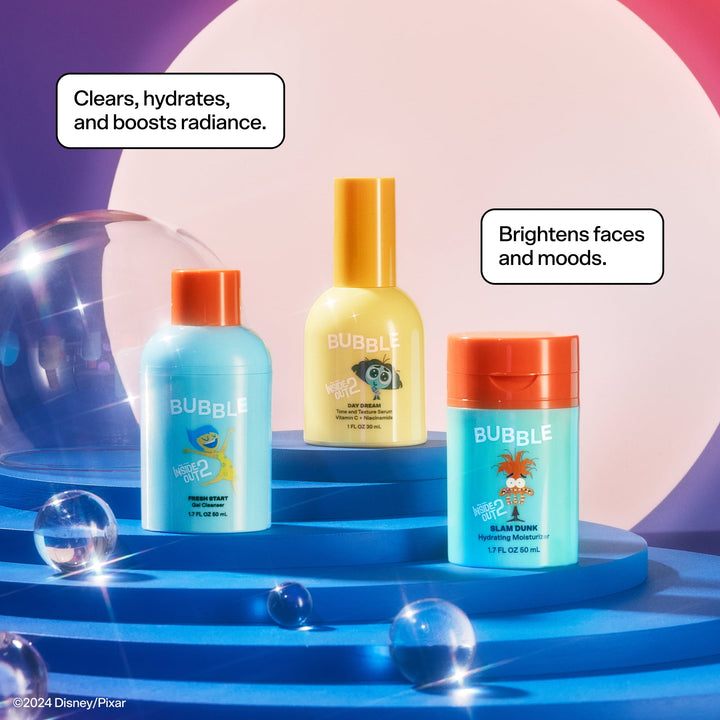 Bubble - Skincare Inside Out 2: Think Positive 3-stappen Glow Boost Routine voor alle huidtypes