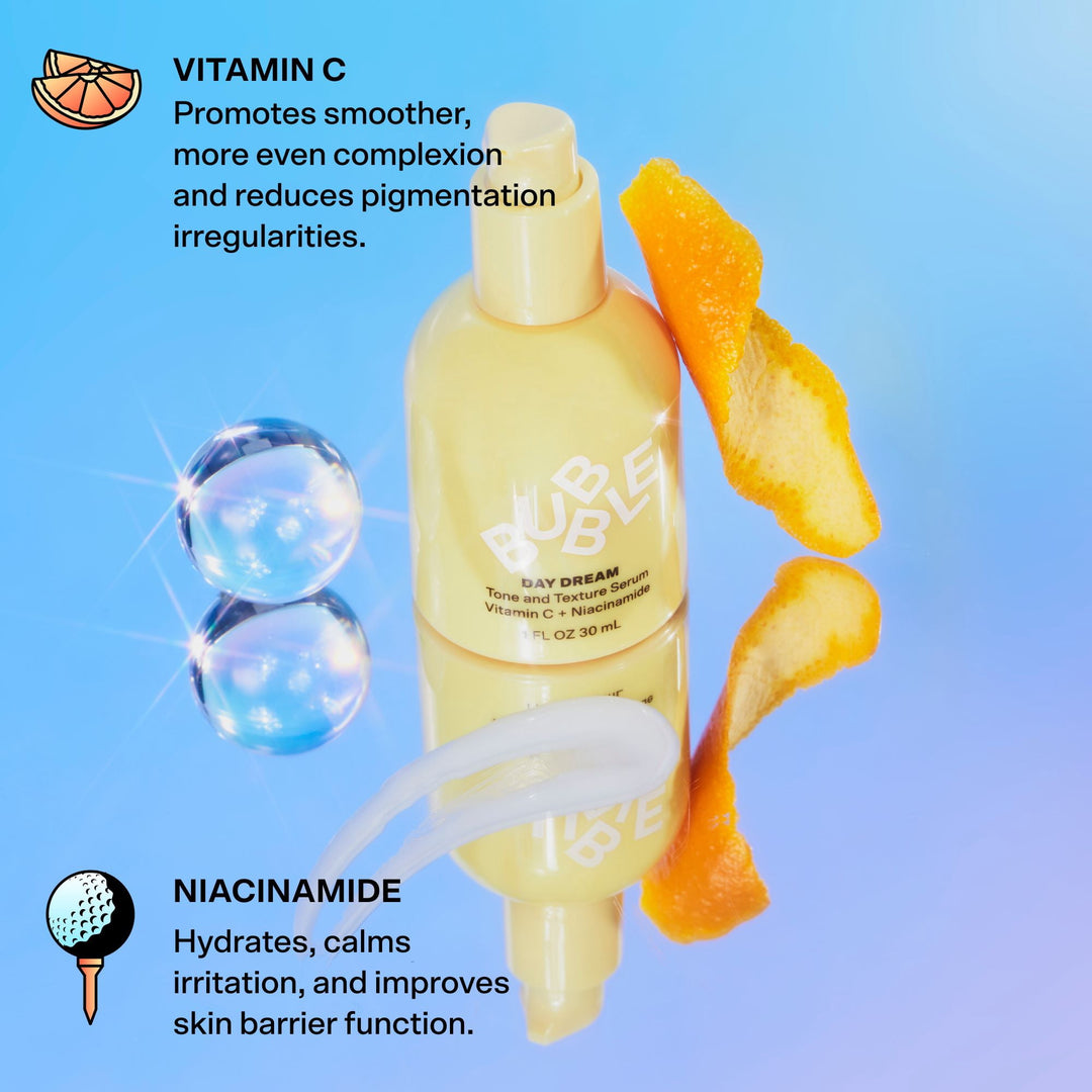 Bubble - Day Dream Vitamin C + Niacinamide Tone & Texture Serum - 30ml