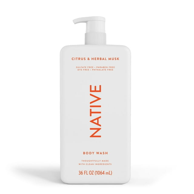 Native - Citrus &amp; Herbal Musk Body Wash - Douchegel &amp; Doucegel - 1064ml
