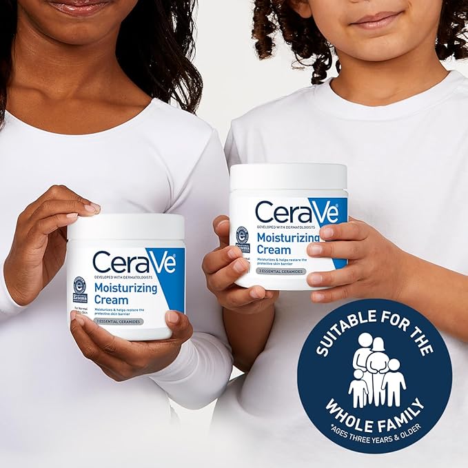 CeraVe - Hydraterende crème - Lichaams- en gezichtsbevochtiger voor de droge huid - 539g