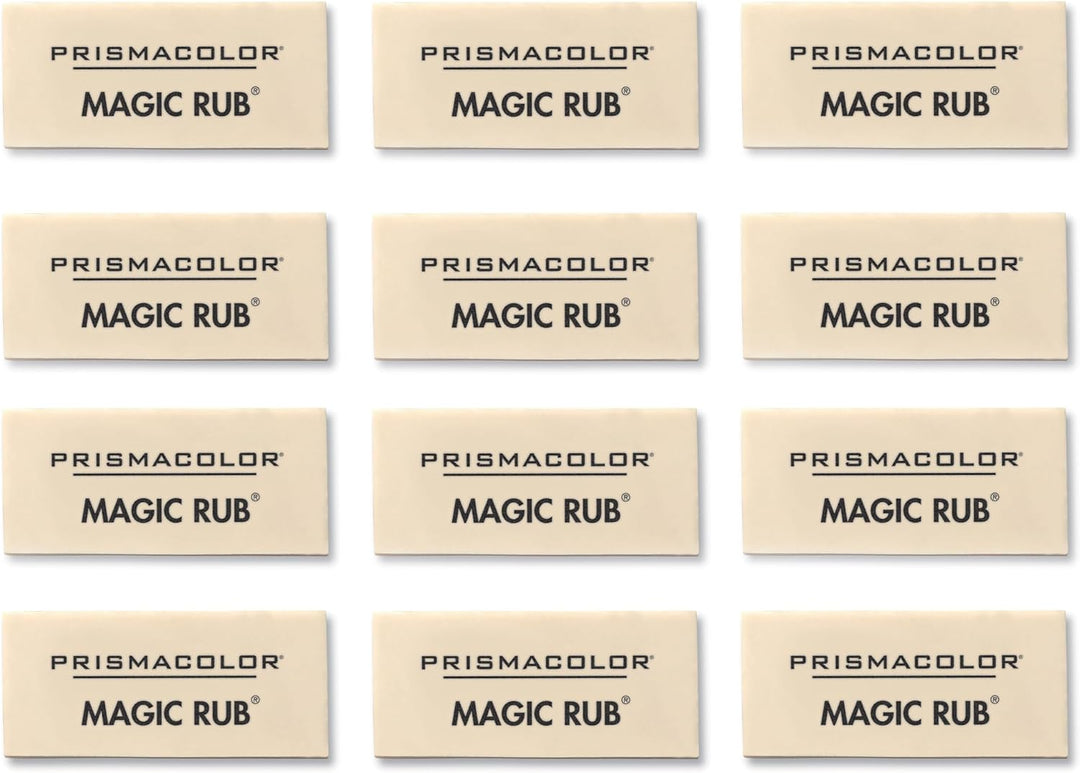 Prismacolor Magic Rub Vinyl Erasers 12 Count