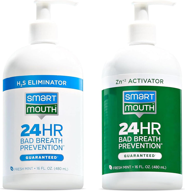 SmartMouth - Bain de bouche activé Clinical DDS (2 flacons) - 2 x 480 ml