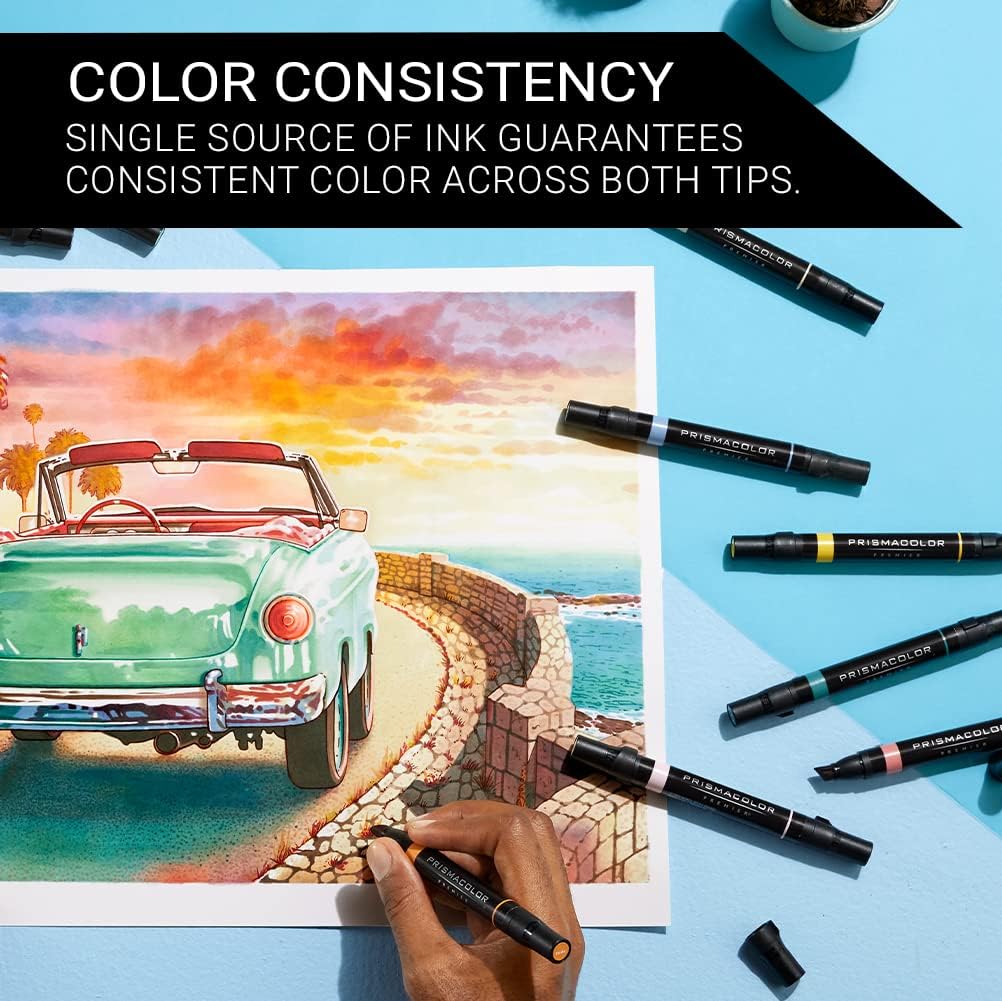 Prismacolor Premier Double-Ended Art Markers 72 Count