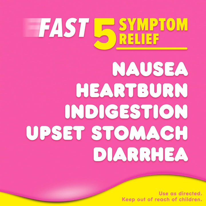 Pepto Bismol Caplets 5 Symptom Digestive Relief