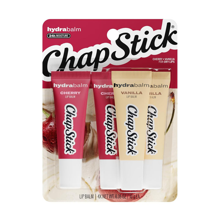 ChapStick HydraBalm Cherry & Vanilla Lip Balm 4-Pack