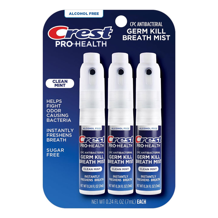 Crest Pro-Health CPC Breath Mist Clean Mint 3-Pack