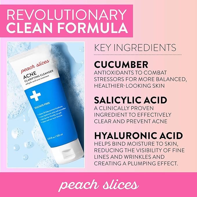 Peach Slices - Dierproefvrije reiniger - 2% salicylzuur - 120 ml