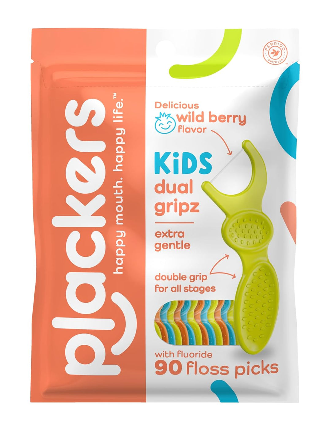 Plackers Kids Dual Gripz Floss