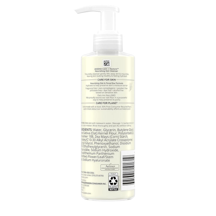 Aveeno - Kalmerende + Herstellende Voedende Haverreiniger - 232ml