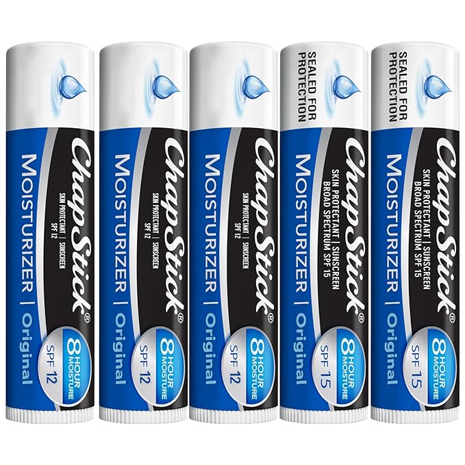ChapStick Lip Moisturizer Huidbeschermende Lippenbalsem Tubes - Lippenbalsem - SPF 15 - Origineel