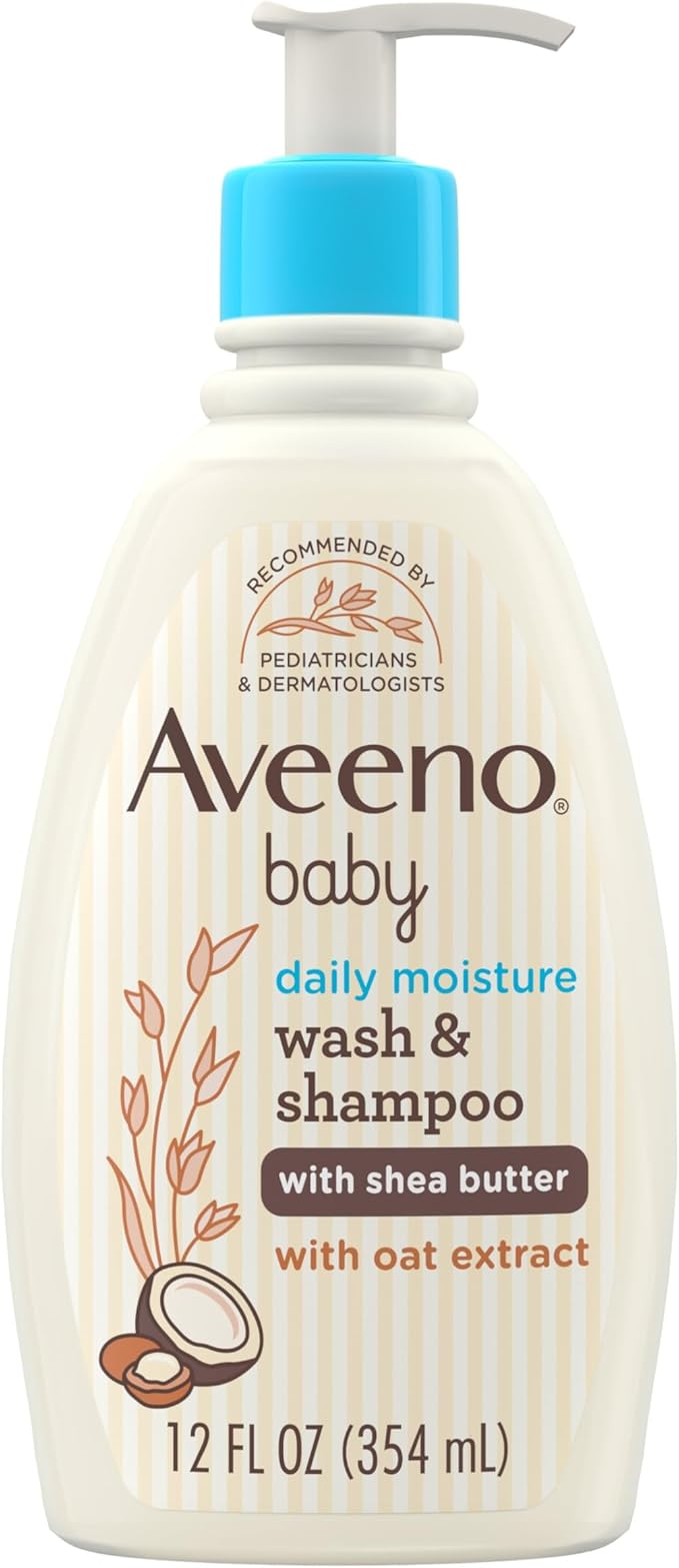 Aveeno - Baby Daily Moisturizing 2-in-1 Wash &amp; Shampoo - Kokosnoot - 354ml