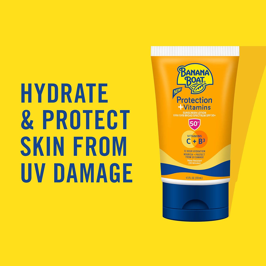 Banana Boat - Bescherming + Vitaminen Hydraterende Zonnebrandcrème SPF 50 - 133ml