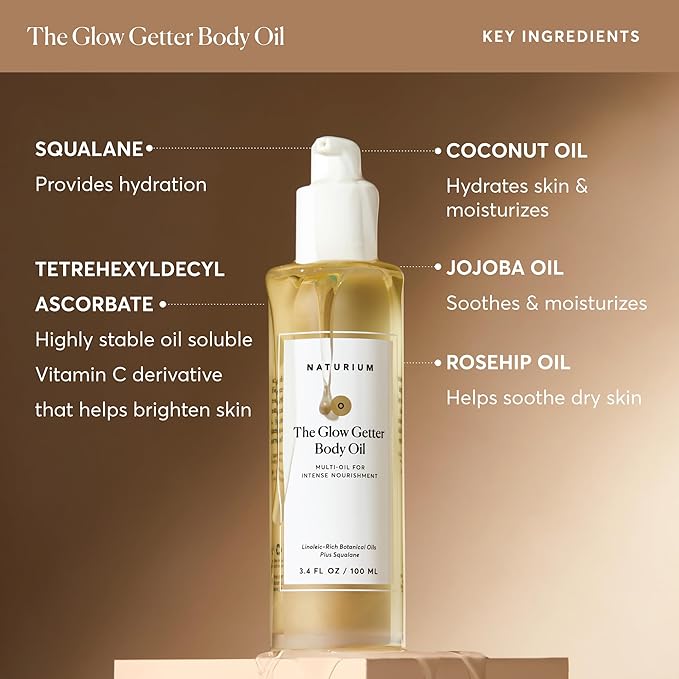 Naturium The Glow Getter Lichaamsolie - 100ml