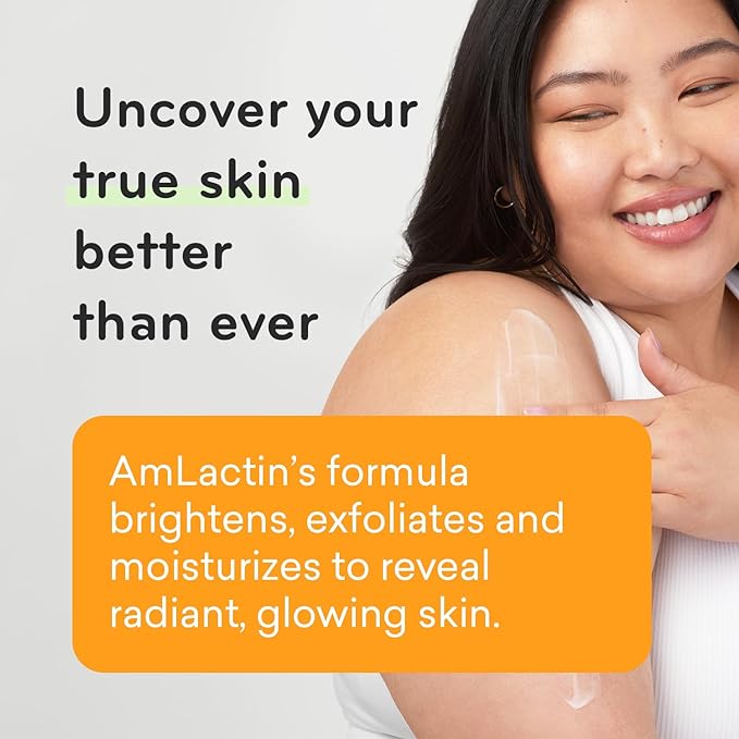AmLactin - Daily Vitamin C Lotion with 7% Lactic Acid AHA - 140g