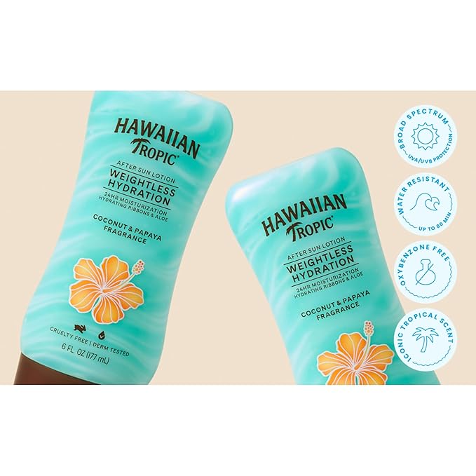 Hawaiian Tropic Weightless Hydration After Sun Lotion