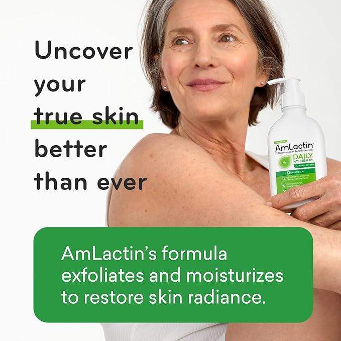 AmLactin - Daily Nourish Lotion with 12% Lactic Acid AHA - 400g