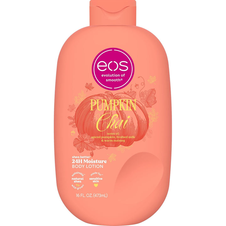 eos Shea Better Body Lotion, Pumpkin Chai, 24-Hour Moisture
