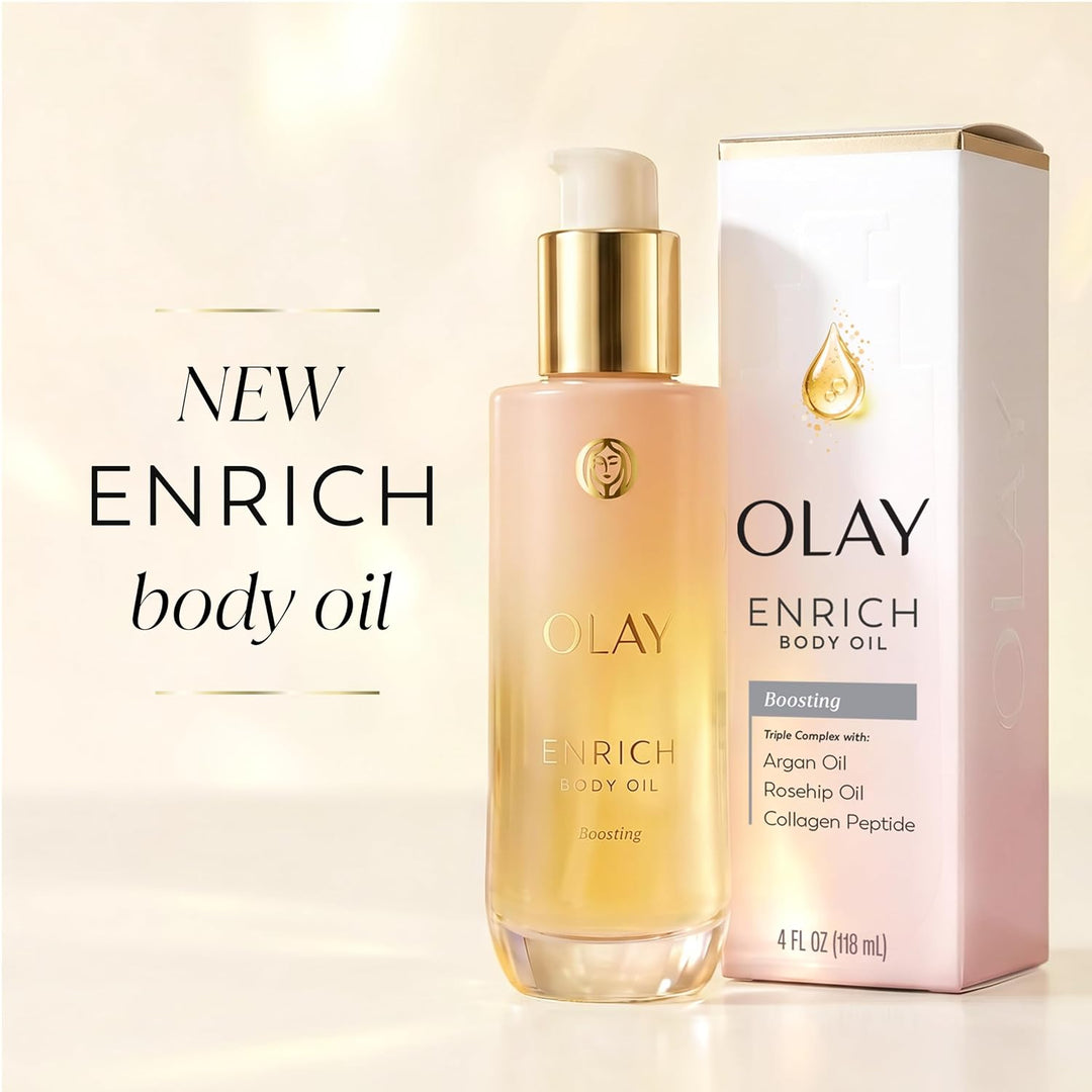 Olay Enrich Boosting Body Oil with Argan Oil & Collagen Peptide